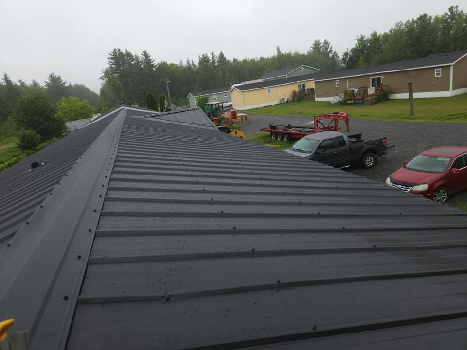Completed roofing project